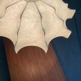 German suspended lamp Cocoon modern mid-century by Friedel Wauer for Goldkant Leuchten, 1960s