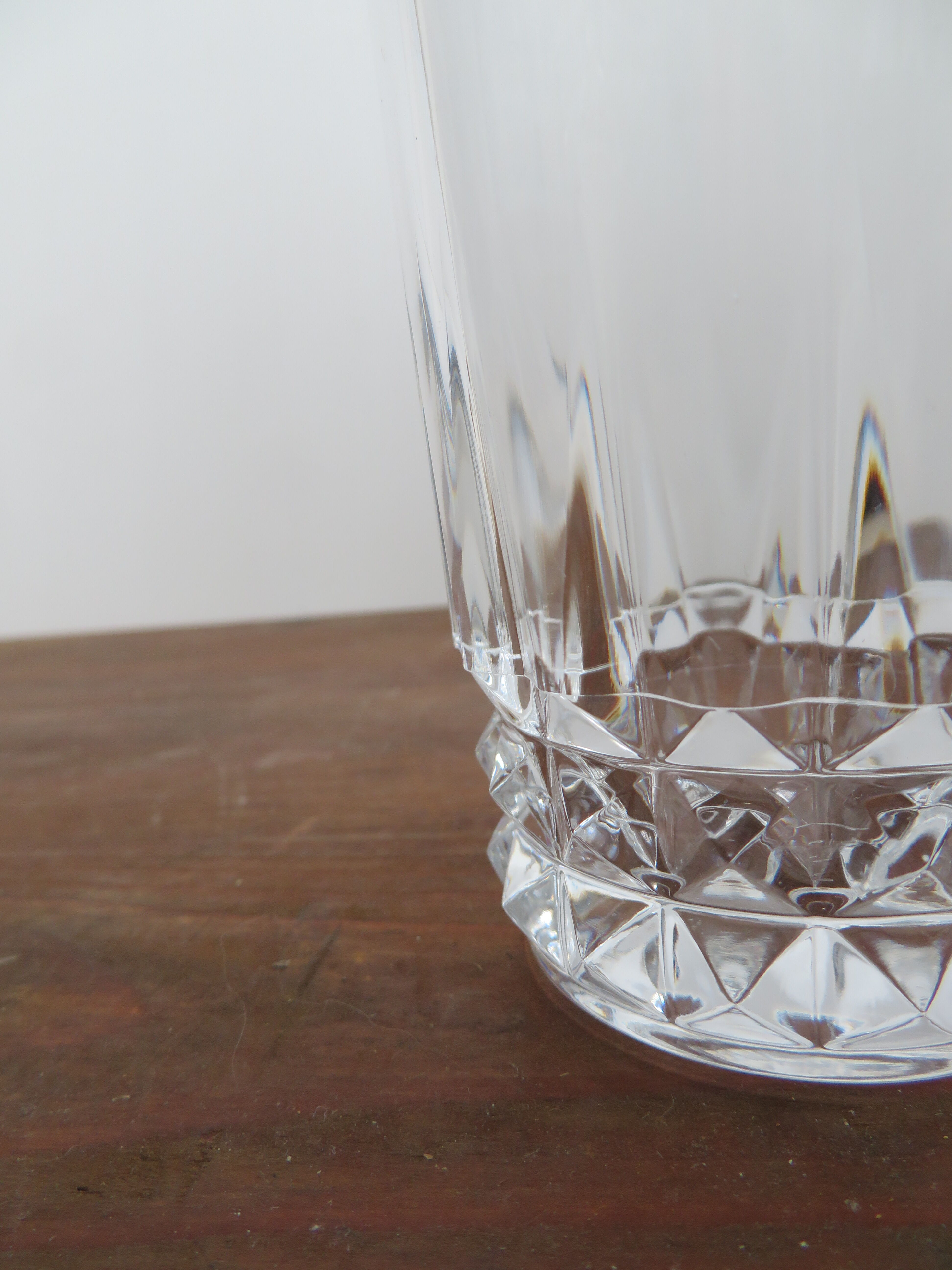 Crystal whisky glasses from Arques