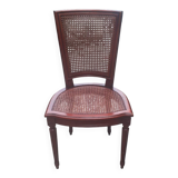 Cannes chair in carved wood, Louis XVI style