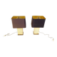 Pair of pierre de France table lamps, 1970s