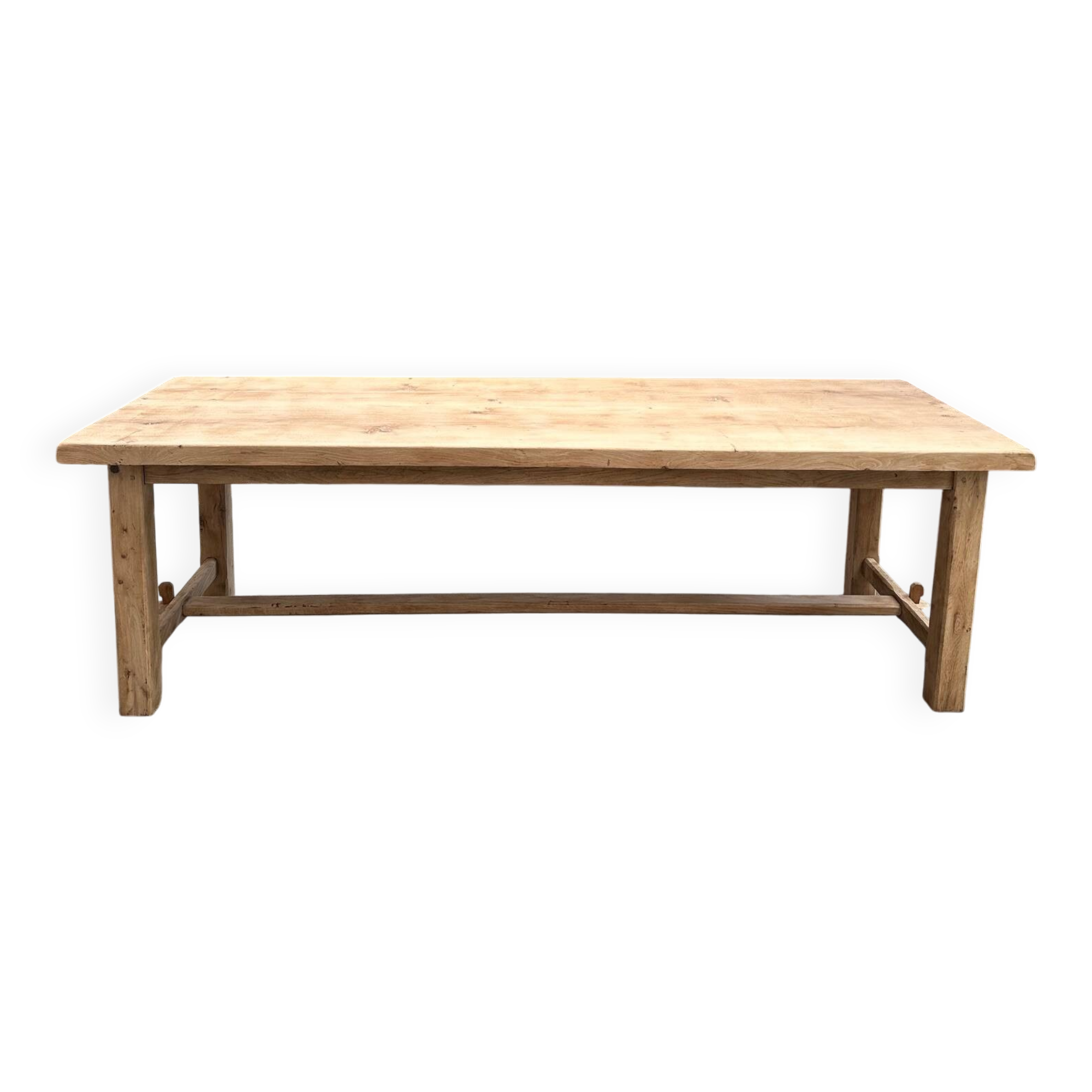 Solid oak farmhouse table