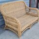 Rattan and wicker sofa 1960