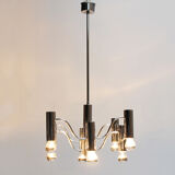 Chandelier in chrome by the Maison Sciolari