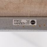 Paire de fauteuils à dossier haut de Fritz Hansen, Danemark des années 1980