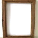Rectangular golden wood frame