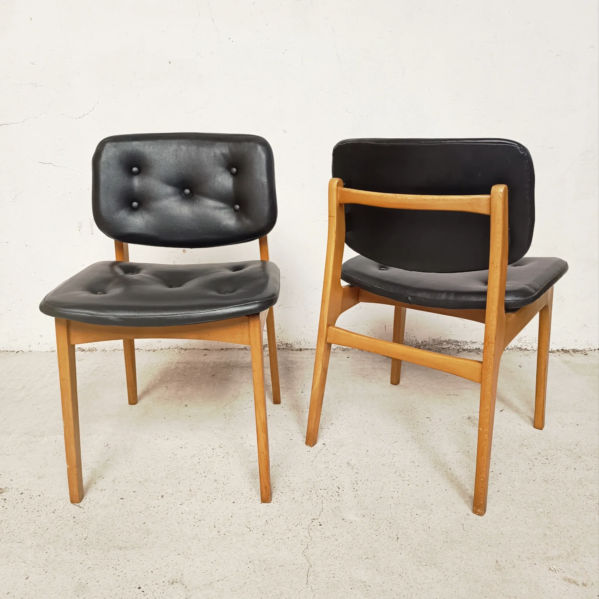 4 Scandinavian chairs, 1960