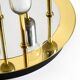 80s Post-Modern Ceiling Lamp by Schmidt Leuchtenfabrik, in brass and chrome