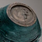 Vase pansu en grès émaillé, 1930s