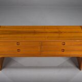 Vintage Danish Model N. 604 chest in teak by Aksel Kjersgaard, 1960s