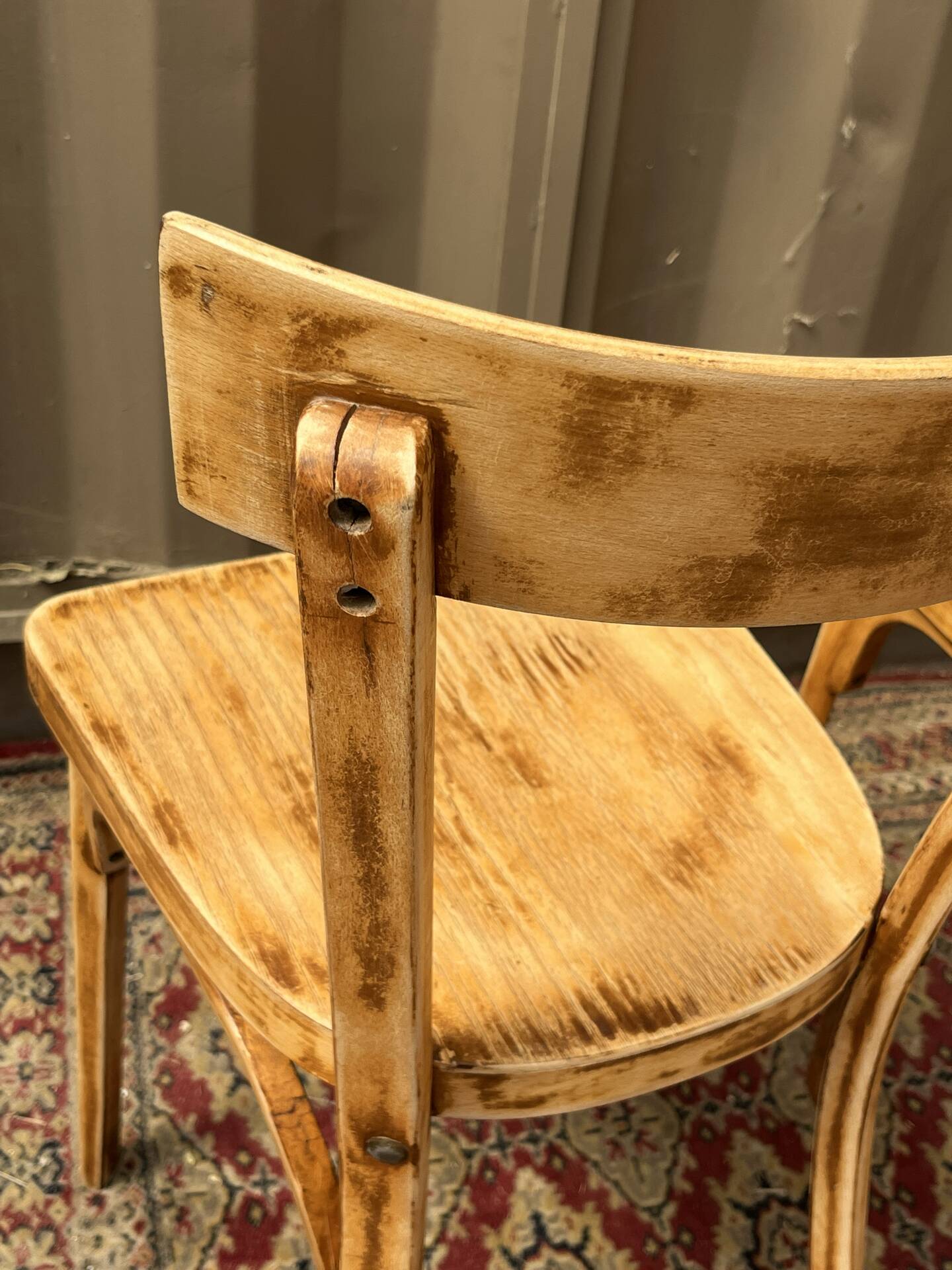 Pair of bistro chairs