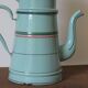 Pretty enamelled filter coffee maker