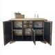 Buffet art déco noir et bois