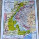 School wall map n°4 Alpine region