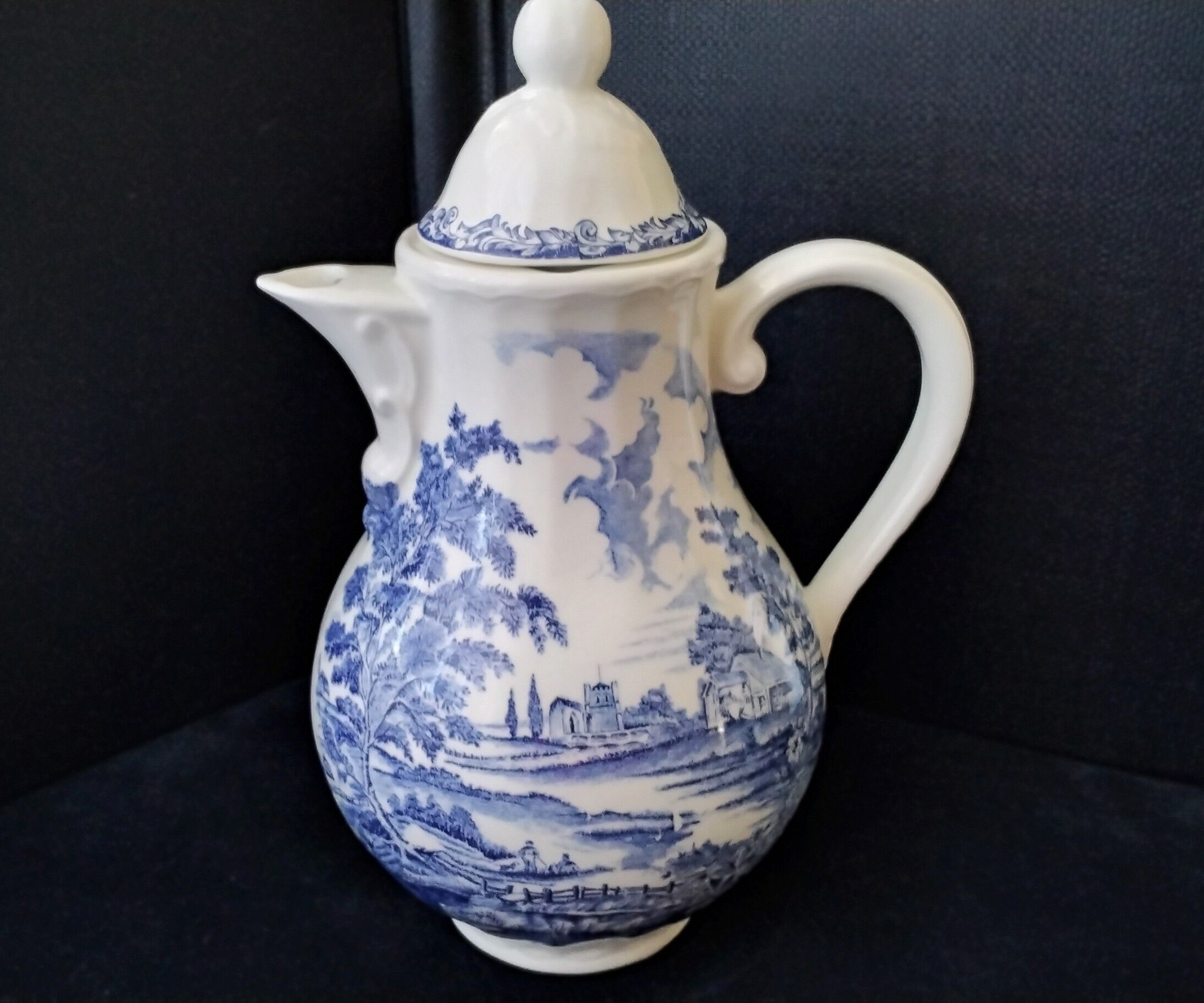 Lunéville earthenware coffee pot "English Style" model