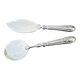 Dessert or ice cream cutlery set, in silver-plated metal.