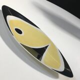 Plat • Centre de Table Vintage • « 9736 » • Kovács István • Zsolnay • 1962