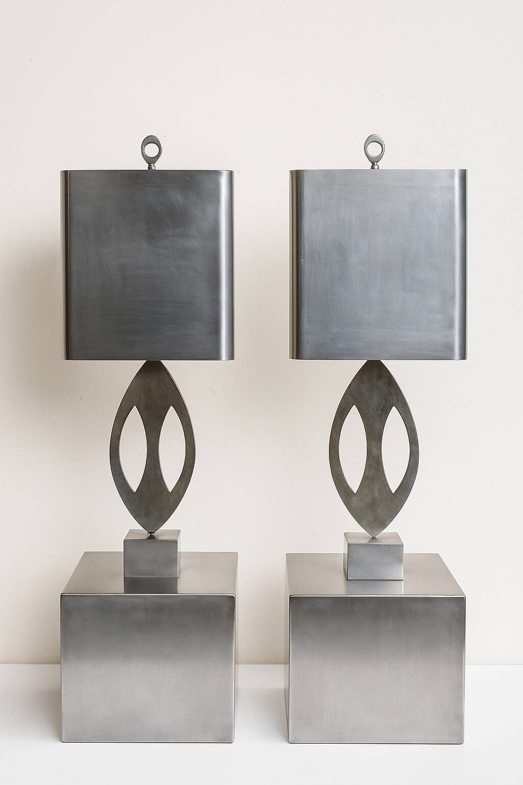 Pair of "almond" lamps by maison charles