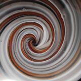 Black Murano Glass Ashtray - Trinket Bowl by Fratelli Toso