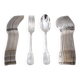 12 dessert spoons, 24 pieces, Louis XV style, 18.5 cm silver-plated metal.