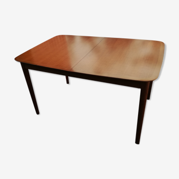 Table scandinave avec rallonges incorporées