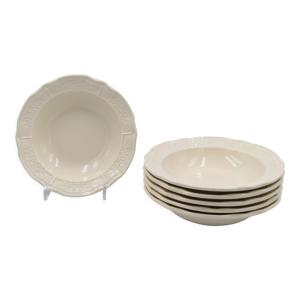 6 assiettes calottes