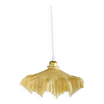 Vintage opaline pendant light