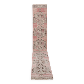 Tapis de couloir turc vintage