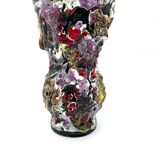 Vintage vase Vallauris volcano lava