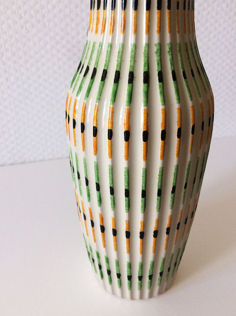 Saint-Clément vintage ceramic vase, 1960s