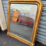 Large gold mirror Louis Philippe 19th century 121/105