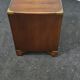 Table de chevet en bois vintage de campagne militaire par Reprodux England