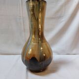 Large vase in flamed Boufflioux sandstone signed GUÉRIN - 1930s