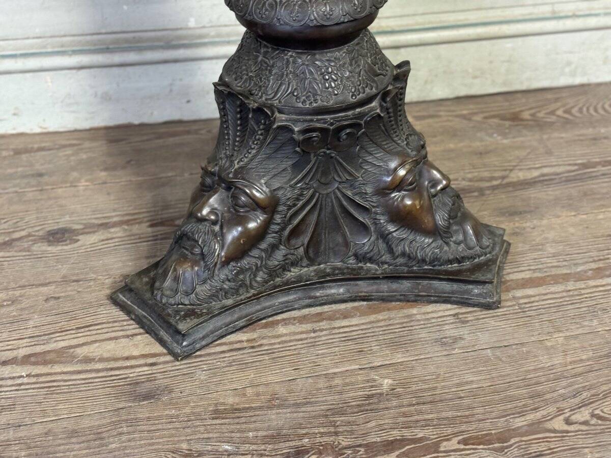 Pair of Bronze Pedestals, Italy, 19th Century