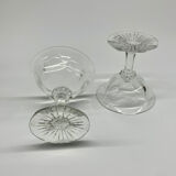 Set of 4 old Champagne Glasses, 1940s