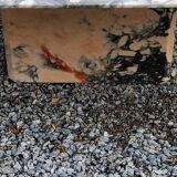 70s design marble coffee table