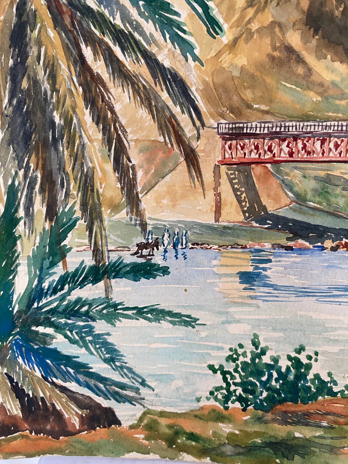 Watercolor Morocco 1948