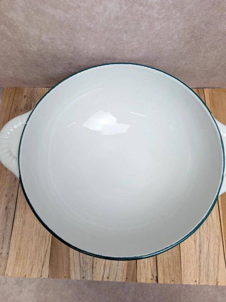Antique soup tureen KG Lunéville Eaubonne hand-painted