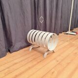 Vinyl Record Magazine Rack, Opal Möbel, 1970s