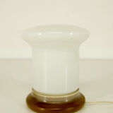 Glass and Ceramic Table Lamp 1960s