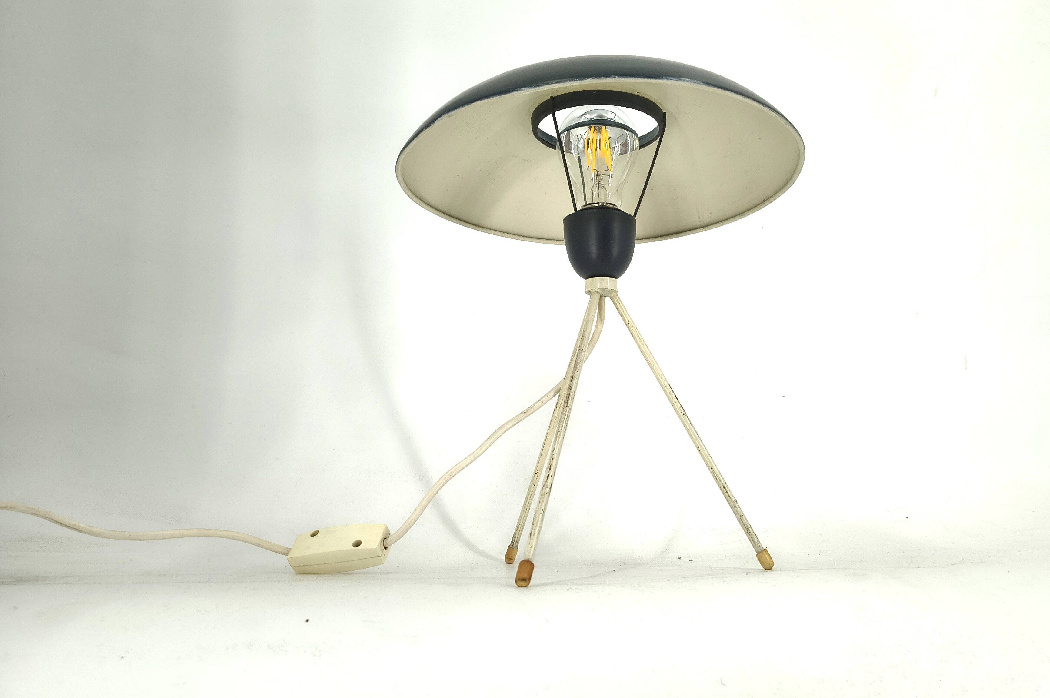 Very rare desk lamp by Louis Kalff for Philips, 1950s