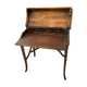 Bureau écritoire pliant ancien et tirette cuir