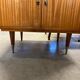 Vintage wooden showcase furniture