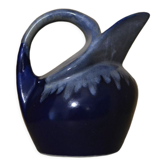 Blue pitcher