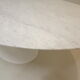 Knoll table in white square marble by Eero Saarinen
