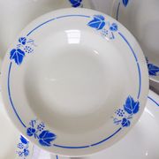 5 deep plates Roselys model vine 211251