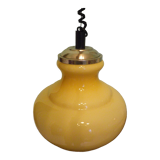 Suspension up and down, opaline lampshade, chrome metal, volvit system