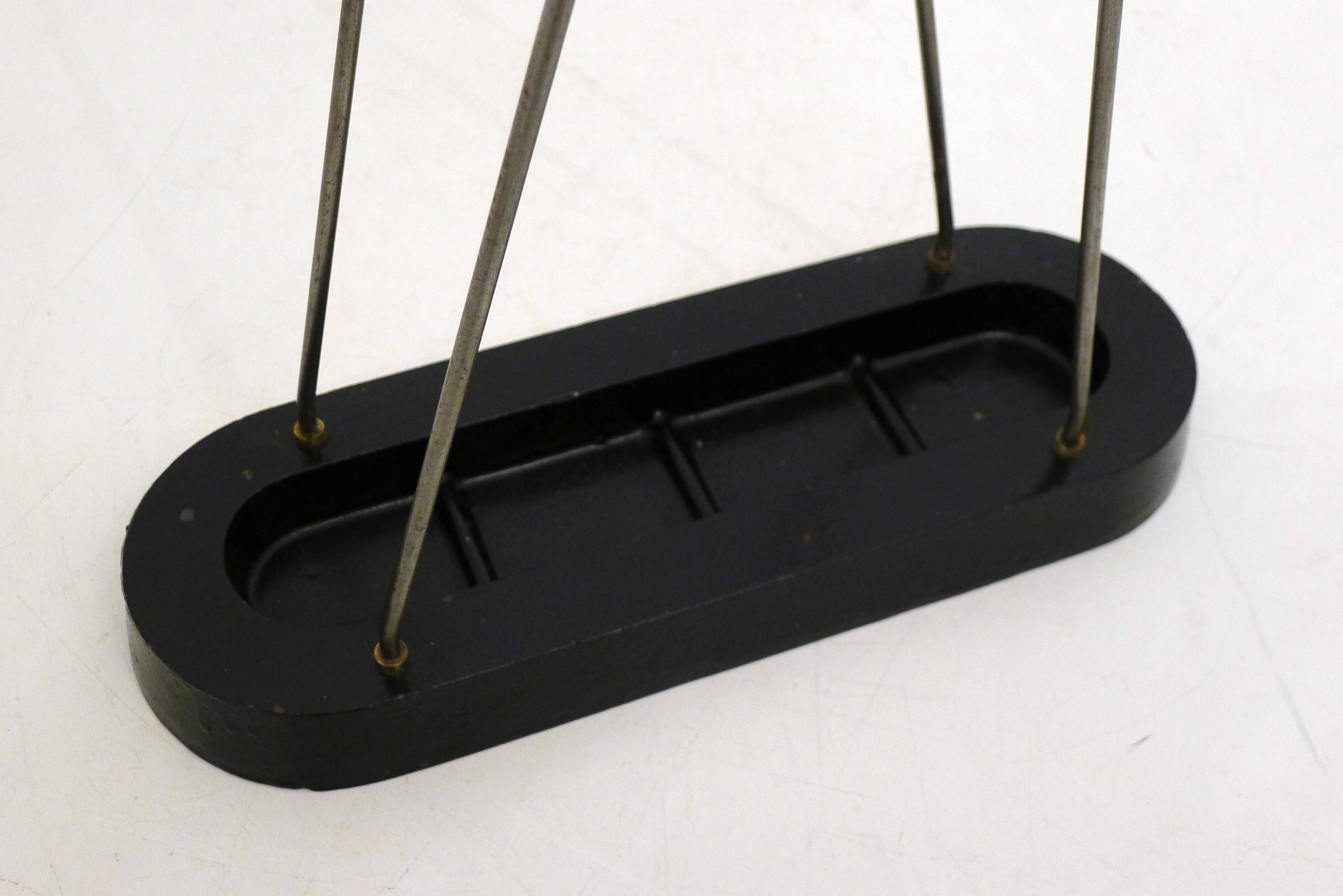 Modernist umbrella stand, Bauhaus style, in metal