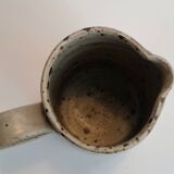 Pitcher in pyrite stoneware.