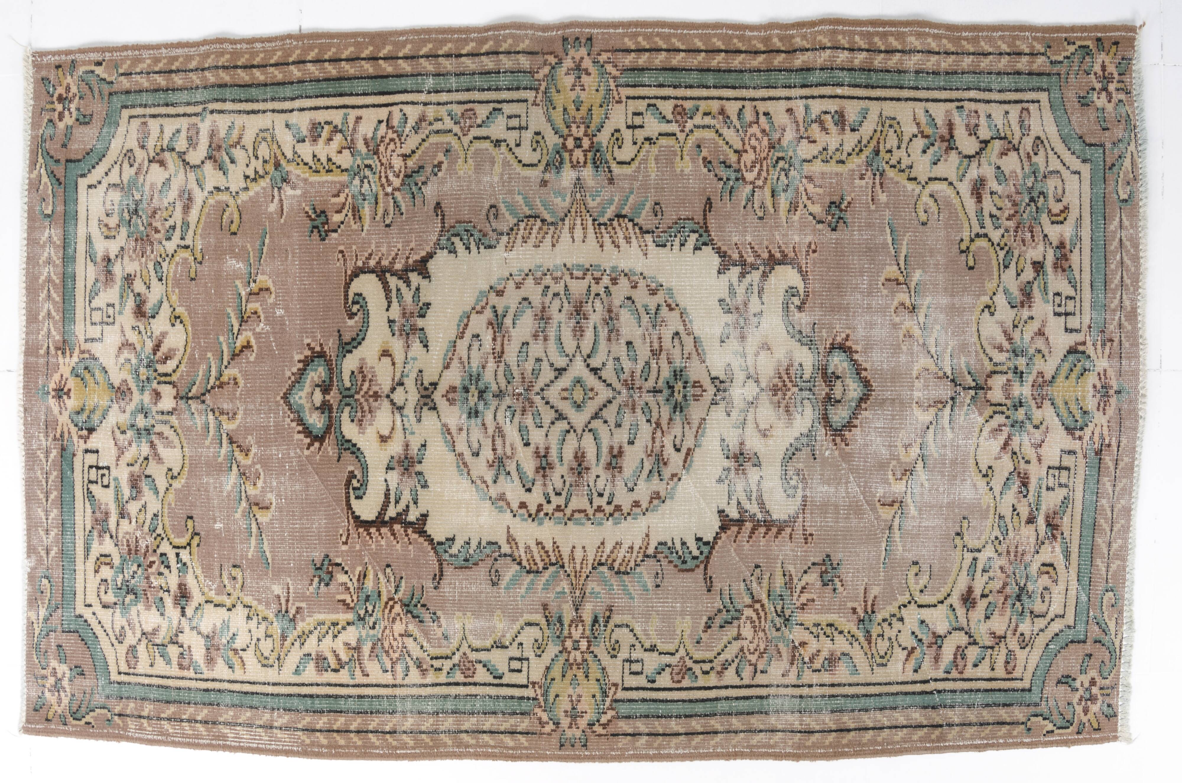 Vintage Turkish Floor Rug Sku v1047