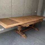 Farmhouse table monastery stripped extendable 300 cm